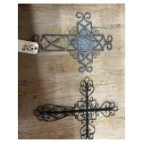 2 - Metal Cross Dï¿½cor