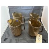 4 Pcs- Plastic Pitchers