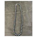 Black Pearls w/ Fancy Clas & Security Chain