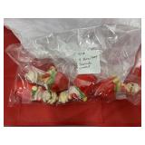 4 Strawberry Shortcake ornaments