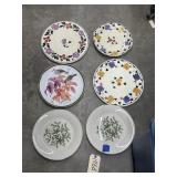 6  Pcs - Glass Platters & Plates