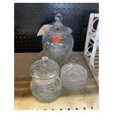 Glass Canister, seving trays, coasters & more