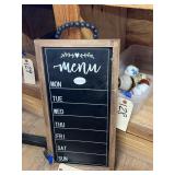 Weekly Menu Board