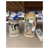 2 - Assorted Beer Steins