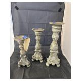 3 Pc - Candle Holders