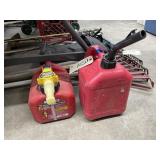 2 Plastic Gas Cans 2 gal. & 1 gal.