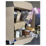 Box of dollhouse furniture