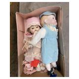 2 Vintage Sweet Tears Porcelain Dolls