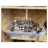 Assorted Vinyl Records & Sports Cards