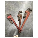 3 pipe wrenches
