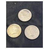 3 half dollars