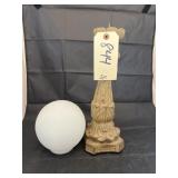 Pillar Candle Holder & Light Globe