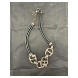 925 - Sterling Silver Corded Necklace