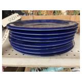 8 Blue Plates