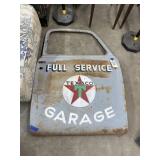 Full Service Garage Texaco Metal Vehicle Door