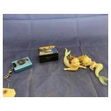2 - Little Mermaid Figurines - Camera Keychain