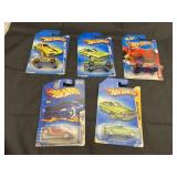 5 Pcs - Hotwheels NIP
