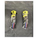 2 Diamond Back & Flag Tactical Knives