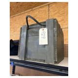 US Military wood ammo box 13"x15"x13"