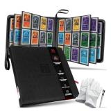 Meiyodeck Top loader Binder - Holds 384 Cards, 12