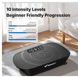 Merach Vibration Plate Exercise Machine, Curved To
