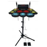 Electric Drum Pad With Light Up Drum Sticks And Dr