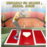 Baseball/Softball Hitting Mat, 6x4 Ft, Anti-Slip R