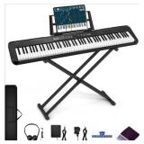 88 Key Digital Piano, Semi-weighted, Includes Stan