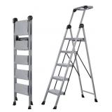 5 Step Ladder With Handrail & Tray- 660 LBS Weight