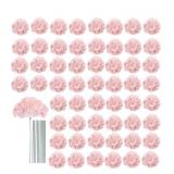 65 Pcs Fake Hydrangea Artificial Flowers with Stem