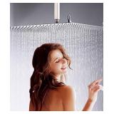 20" Large Rainfall Shower Head, High Pressure Sta