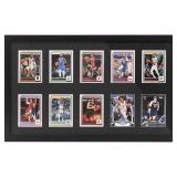 Sports Card Display Frame for 3x4" Cards - 10 Slo