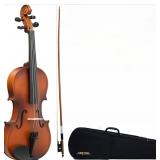 Crafteem Handcrafted Violin + Kit- Matte Antique W