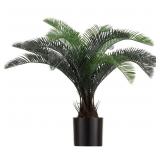 Nearly Natural 20" Artificial Cycas Plant, 18 lea