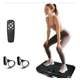 Vibration Shake Plate Exercise Machine- Black, 400