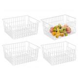 Set of 4 Redrubbit Wire Storage Baskets for Freeze