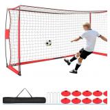 Soccer Goal 12x6 Ft, Portable and Quick Set Up, Me