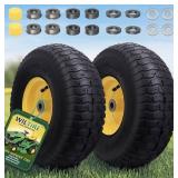 15x6.00-6 Tire & Wheel Assembly- 2 Pack, 3" Cente