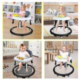 Foldable Baby Walker, 5in1 Walker with Wheels,
