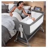 Cowjewie Bassinet Bedside Sleeper - 7 Adjustable H