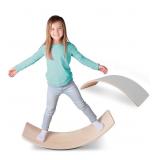 Non Slip Balance Board- 35', No Felt Bottom, Wood