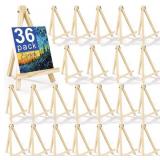 36 Pk 9" Wood Easels- Approx. 6.3"x9.4"