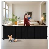 150" Retractable Baby Gate, 34" Tall, Retractabl