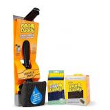 Scrub Daddy BBQ Grill Cleaner Kit - Brush with Ref