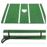 Baseball Hitting Mat, Anti Slide Rubber Back, Indo