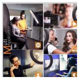 Pixel Ring Light 19" Bi-Color LCD Display with St