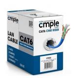 Cmple Cat6 Cable- 1000' Bulk Lan Ethernet, 6 Wire