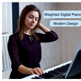 88 Key Digital Piano, Semi-weighted, Includes Stan