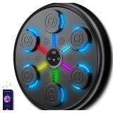 Music Boxing Machine- Bluetooth, LED Pads, Wall Mo