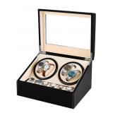 J&T Automatic Watch Winder for 4 Watch Rotator & 6